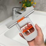 Foldable Desktop Mini Sponge Mop | Portable Wet & Dry Cleaning | Self‑Squeezing Mop for Kitchen, Bathroom, Car & Glass - Image 2