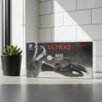 T10 Ultra 2 Smartwatch With White Dial And Black Straps - Image 2