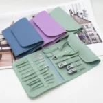 16 in 1 Nail kit Manicure Cutters Nail Clipper Set Household Stainless Steel Ear Spoon Nail Clippers Pedicure Nail Scissors Tool Set (Random Color) - Image 4
