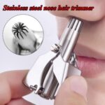 Mini Portable Stainless Steel Nose Hair Trimmer Manual Grooming Tool Safe And Durable For Easy And Comfortable Use