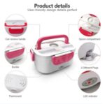 Electric Lunch Box with Stainless Steel Inner – Portable Food Heating Box (Random Color) - Image 4