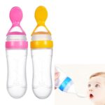 Baby Spoon Feeder | 90ml Silicone Feeding Bottle with Spoon | Infant & Toddler Food Supplement Bottle - Image 5