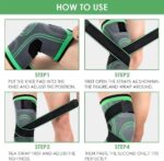 Knee Support Band For Pressure Weaving With 3D Weave Protection Against Injury Pressure Adjustable Knee Support For Men And Women (1 pc) - Image 2