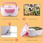 Electric Lunch Box with Stainless Steel Inner – Portable Food Heating Box (Random Color) - Image 5