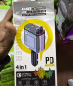 Super Fast Charging 4 In 1 Car Charger With PD Support Type C And USB Ports Intelligent Secure And Stylish - Image 5