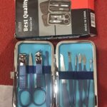 Premium Manicure & Pedicure Kit – Stainless Steel Nail Clippers Set with Grooming Tools for Hand, Foot & Facial Care – Travel Case Included ( 10 PCS Creative Smiley Nail Tool Set )