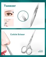 Premium Manicure & Pedicure Kit – Stainless Steel Nail Clippers Set with Grooming Tools for Hand, Foot & Facial Care – Travel Case Included ( 10 PCS Creative Smiley Nail Tool Set ) - Image 3