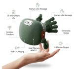 Human Hand Style Heated Neck And Shoulder Massager Portable Wireless Deep Tissue 4D Finger Pressure