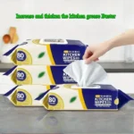 Kitchen Wipes – Pack of 80 Pieces, Multipurpose Cleaning Wipes for Home and Kitchen Use -Soft and durable material for effective cleaning