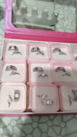 Alloy Adjustable Couple Ring – Stylish Matching Rings for Lovers | Unisex Design (With Box) - Image 6