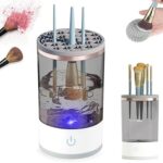 3 In 1 Electric Makeup Brush Cleaner Makeup Brushes Drying Rack Brush Holder Stand Tool Automatic Make Up Brush Cleaner Machine - Image 6