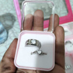 Alloy Adjustable Couple Ring – Stylish Matching Rings for Lovers | Unisex Design (With Box) - Image 5