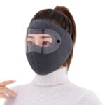 Full Face Shield | Dustproof Anti‑Fog | Winter Warm Fleece Mask | Windproof Riding HD Shield – 1Pc Random Colour - Image 5