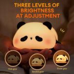 Cute Panda Silicone Night Light – Soft Touch LED Lamp for Kids Bedroom - Image 2