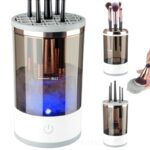 3 In 1 Electric Makeup Brush Cleaner Makeup Brushes Drying Rack Brush Holder Stand Tool Automatic Make Up Brush Cleaner Machine - Image 7