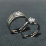 Alloy Adjustable Couple Ring – Stylish Matching Rings for Lovers | Unisex Design (With Box) - Image 3