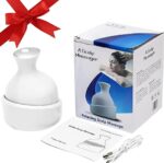 Electric Scalp Massager with 4 Tissue Kneading Nodes – Waterproof Handheld Head & Full Body Massager for Stress Relief