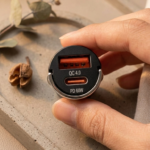 G-Golden 60W QC 4.0 Fast Car Charger – Dual Port High-Quality Multi-Device Charging, Black - Image 3