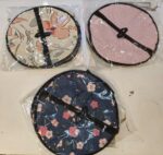 Roti Chapati Cotton Cover Bag With Round Zip Opening Keeps Rotti Fresh And Warm ( Random Design And Colour ) - Image 4