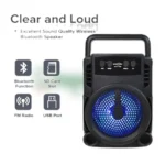 GTS-1360 Wireless Portable Speaker – Extra Bass & Long Battery Life - Image 4