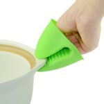 1 Pair Silicone Heat Resistant Glove Clip – Non-Slip Insulation Pot & Bowl Holder, Cooking and Baking Oven Mitt (Random Color) - Image 5