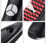 Rechargeable Electric Hair Growth Comb with Steam Spray & Red/Blue LED Therapy – Scalp Massage Anti Hair Fall Brush with 3 Vibration Modes - Image 4