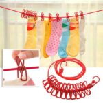 Elastic Clothesline Rope | Travel Laundry Drying Rope | Waterproof & Multipurpose | 3 Meter - Random Color