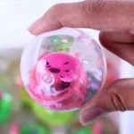 (pack of 6)Glowing Ball Toy - Super Led Water Ball Size 65mm - Glowing Elastic Ball Kids Toy Gift - Image 3