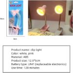 Mini Book Light with Clip – Portable LED Reading Lamp, Travel Bedroom Night Light with Eye Protection (Random Color) - Image 3