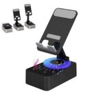 3-in-1 Rotating Foldable Mobile Phone Stand with Built-in Bluetooth Speaker – Adjustable Desktop Holder for Smartphones - Image 3