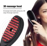 Rechargeable Electric Hair Growth Comb with Steam Spray & Red/Blue LED Therapy – Scalp Massage Anti Hair Fall Brush with 3 Vibration Modes - Image 2