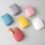 1 Pcs U Shape Wall Mounted Mobile And Remote Holder | Wall Mounted Storage Case for Remote, Toothbrush, Mobile Phone Plug Holder | Multifunctional Storage Holder (random color) - Image 3